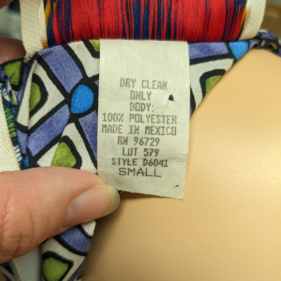 SOLD - Mod Style Mini Dress S - Picture 8 of 10